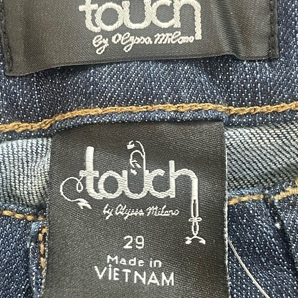 Touch by Alyssa Milano Chicago Cubs Bootcut Low Rise Jeans NWT 29 - Picture 7 of 10